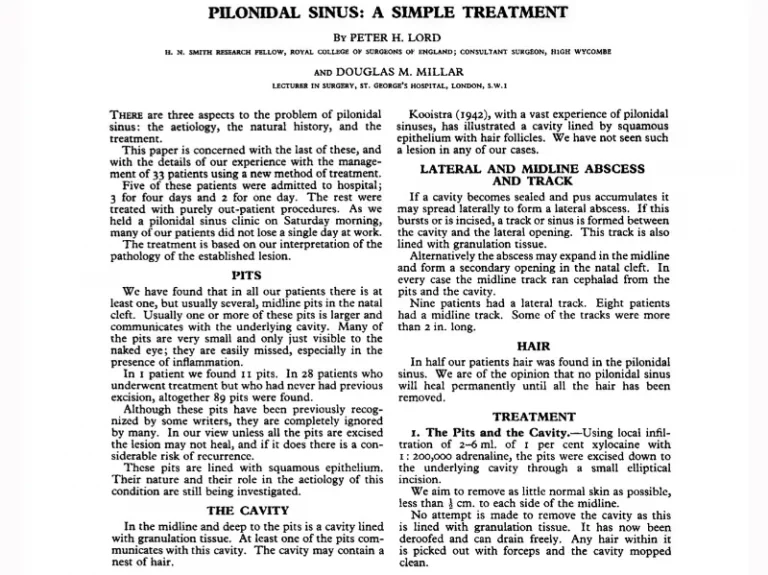 Titelseite der Original Publikation von Lord und Millar